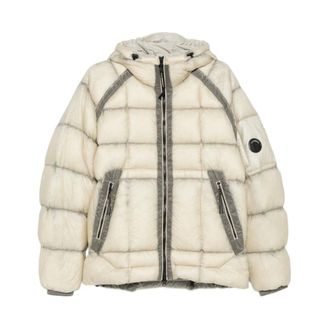 C.P. Company C.p. Company - DD Shell Hooded Down Jacket - Heren - Jassen - Beige - Maat: XL Zijde