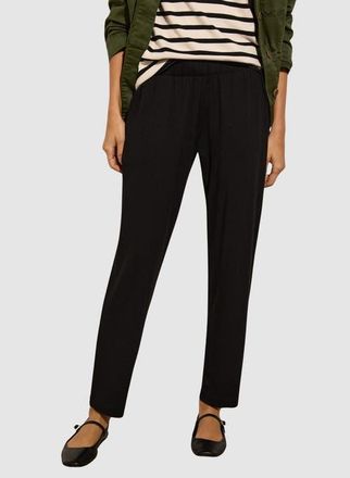 Baukjen Neath Tapered Trousers in Caviar Black at Nordstrom, Size 12