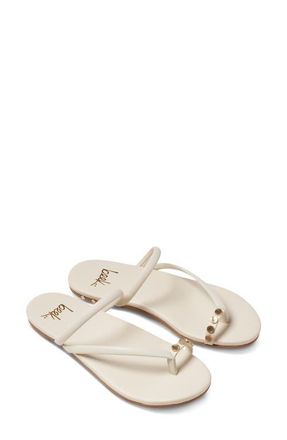 beek Starbird Studded Toe Ring Slide Sandal in Vanilla at Nordstrom, Size 10