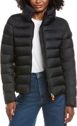 Save The Duck Eleonora Short Basic Funnel Neck Jacket