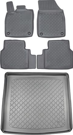OEM Juego De Alfombrillas Para Coche Y Alfombrilla Para Maletero Para Volkswagen Id.4 Hatchback A Partir De Diciembre De 2020