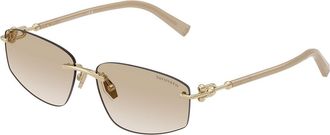 Tiffany & Co. TF3114 602111 Mens Sunglasses Gold Size 59