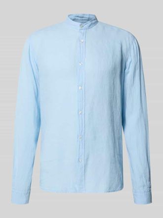 Boss Orange by Hugo Boss BOSS Orange Regular Fit Freizeithemd aus reinem Leinen Modell RACE_1_M in Ocean, Gr&ouml;&szlig;e XXXL