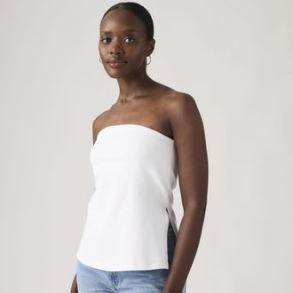 Levi's Talia Tube Top - Womens - XS - White
