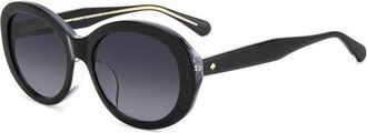 Kate Spade New York Avah/F/S Asian Fit 807/9O Womens Sunglasses Black Size 56