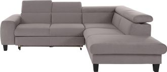 Cotta Ecksofa »Morven L-Form« wahlweise mit Bettfunktion, Bettkasten & Wireless-Charger