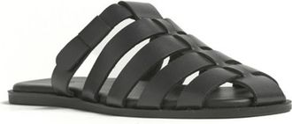 Anthony Veer Lido Sandal in Obsidian Black at Nordstrom, Size 14
