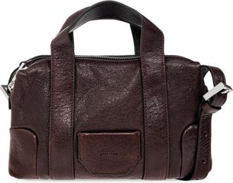 AllSaints Bolso de Mano de Cuero Ares - Bags - Mujer - Marr&oacute;n - ONE SIZE