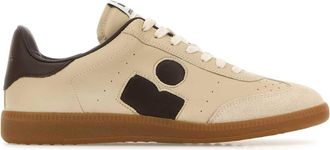 Isabel Marant Beige Leather Bryce Sneakers
