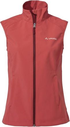 Vaude Hurricane Vest III Softshellgilet für Damen | rot