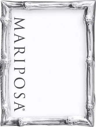 Mariposa Recycled Aluminum Picture Frame in Silver at Nordstrom, Size 4X6