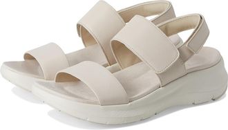 Rockport Qwera Womens Dress Sandals Ivory Leather : 6.5 M (B)