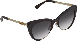 Moschino Grey Gradient Cat Eye Ladies Sunglasses MOS040/S 0086/9O 55