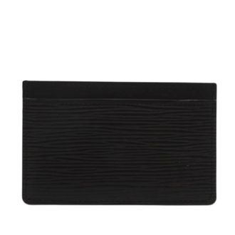 Louis Vuitton Pre-owned Wallets, female, Black, Size: ONE SIZE Pre-owned Card Case