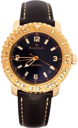 Blancpain Pre-owned Blancpain Fifty Fathoms Automatic Black Dial Ladies Watch 2200-3630