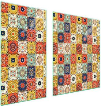 OEM Placa Protectora De Vidrio Para Estufa 90x52 Mosaico