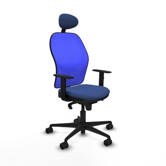 Piqueras y Crespo Silla De Oficina Con Cabecero Jorquera Piqueras Y Crespo 1d036n1 Azul Marino