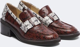 Jimmy Choo London Pumps mocassino Tylor in pelle stampata