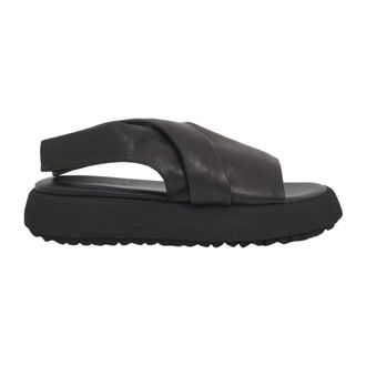 Puro Flat Sandals, female, Black, Size: 7 US Imperfect Perfect Sandal