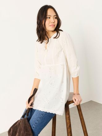 Fat Face FatFace Rue White Regular Tunic