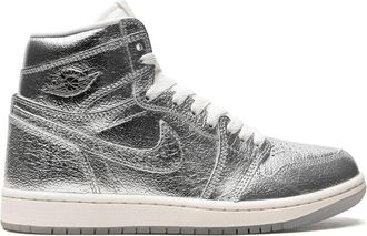 Nike Jordan Air Jordan 1 High OG Metallic Silver sneakers - women - Leather - 11.5
