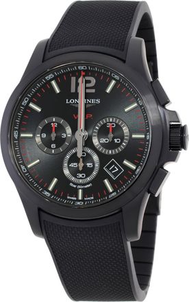 Longines Conquest Chronograph Quartz Black Dial Mens Watch L3.727.2.56.9