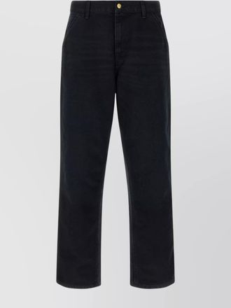 Carhartt Work in Progress organic cotton canvas relaxed straight-leg trousers