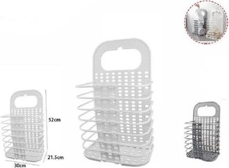 Trade Shop Trade Shop - Portabiancheria Cesto Pieghevole Portaoggetti Cestino Biancheria Casa Bagno 70528