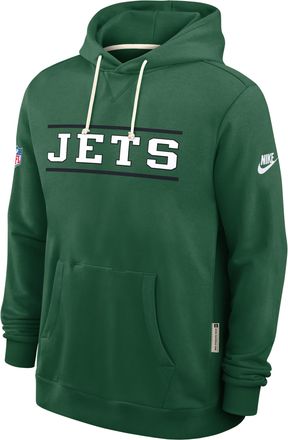 Nike New York Jets Alt Standard Issue Nike Mens Dri-FIT NFL Pullover Hoodie in Green | 03AZ3PCQ9Z-PT1