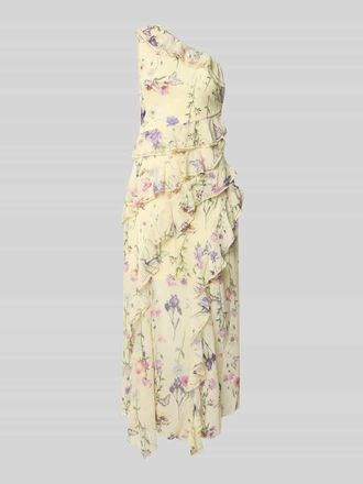 Lipsy Midikleid mit Ziersteinbesatz in GELB, Gr&ouml;&szlig;e 34