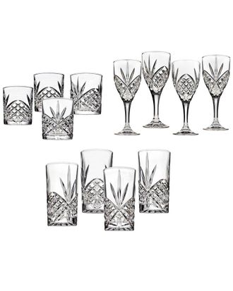 Godinger Wales 12Pc Glassware Set