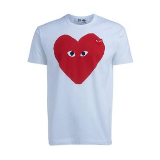 Comme Des Gar&ccedil;ons Heren, Tops, Wit, Maat: XL Katoen