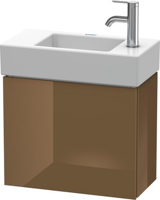 Duravit Duravit L-cube Mueble De Pared 48.0 X 24.0 Cm, 1 Puerta, Para Vero Air 072450 Lc6246l, Color: Marr&oacute;n Oliva Laca Alto Brillo - Lc6246l6161