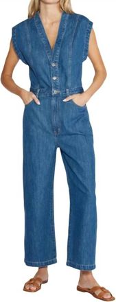 Ética Camden Jumpsuit In Lagoonbay