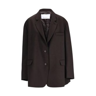 Frankie Shop Dames, Jassen, Bruin, Maat: S Satijn