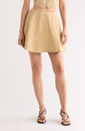 A.L.C. Ella Flared Miniskirt in Desert Beige at Nordstrom Rack, Size 10