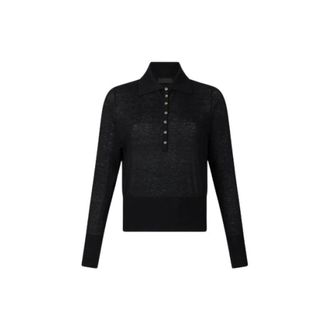Liu Jo Round-neck Knitwear, female, Black, Size: XL Knitwear