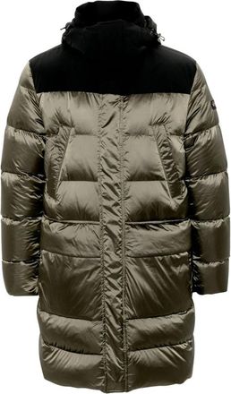 Paul & Shark Parka met capuchon en vulling - Heren - Dons jassen - Groen - L - Leer - Jassen