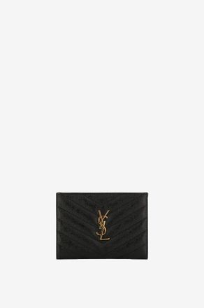 Saint Laurent Kompakte gesteppte Brieftasche Cassandre