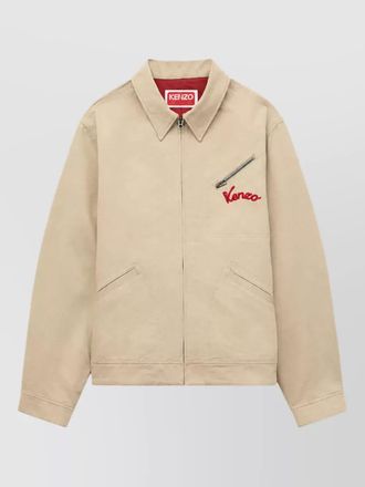 Kenzo cotton single breasted jacket