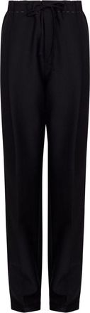 Maison Margiela Pantaloni con coulisse - Nero