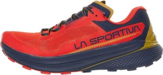 La Sportiva Mens Prodigio Running Shoes In Mountain Red/night Sky