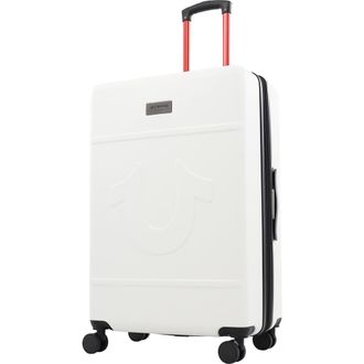 True Religion Molded U 30.5 Expandable Hardside Spinner Luggage in White at Nordstrom