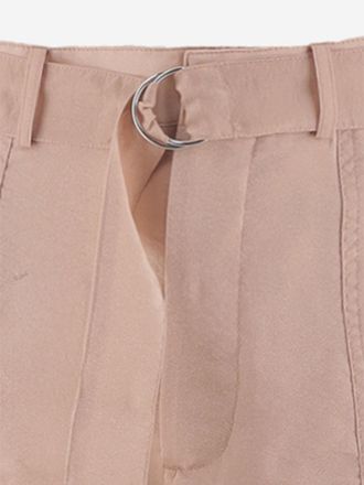 Frankie Shop Womens Cargo Pants Kelly Pink Cupro Trousers