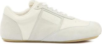 Maison Margiela Witte Veterschoenen met Handtekening Motief - Dames - Sneakers - Wit - 39 EU - Schoenen