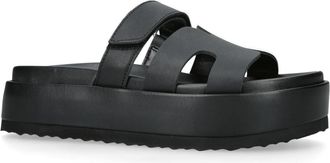 Steve Madden Womens Big Missile Sandal Black Sandals - Size UK 6