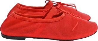 Proenza Schouler Glove Mary Jane Ballerinas in Red Polyamide