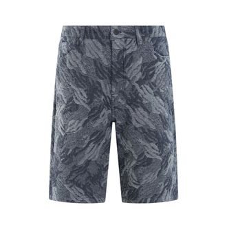 Daily Paper Clothing Camo Jeans Grigio Moda Uomo - - Shorts - Uomo - Grigio - M