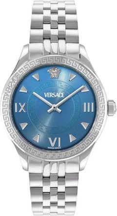 Versace Hellenyium Lady Ve 2S01025 - Dames - Horloges - Blauw - ONE Size - Accessoires