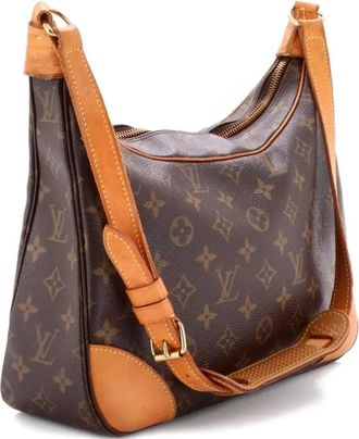 Louis Vuitton Boulogne Handbag Monogram Canvas 30 shoulder bag - Bruin